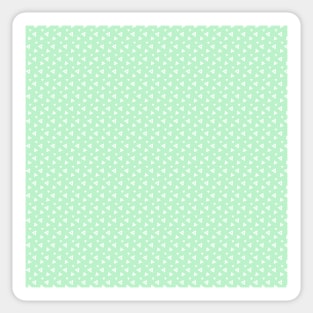 Small triangles Geometric pattern sage green Sticker